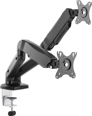 Produktbild von Equip Tischhalterung 17"-32"/2TFT 360° Gasfeder 9Kg schwarz retail