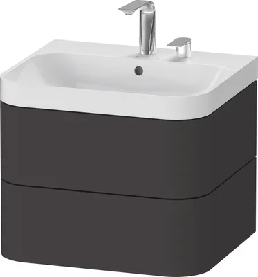 Produktbild von DURAVIT HP4345E8080 WTU m. Happy D.2 Plus, 2 Schk. 2 HL,