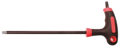 Image de KRAFTMANN 7880-T27 Clé à poignée en T pour vis à profil en T, T27, longueur 215 mm