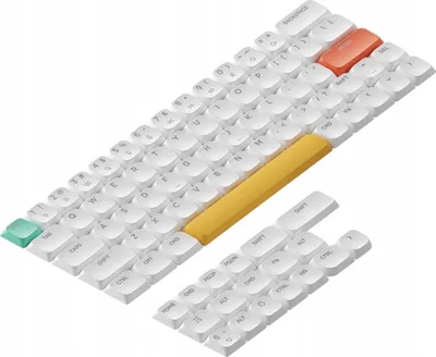 Obrázek produktu pro Nuphy Průhledné klávesy ABS White Keycaps pro klávesnici Air 60 V2