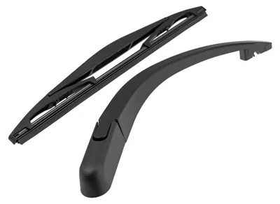 Image de Bras d'essuie-glace avec lame, compatible avec les modèles Toyota Aygo, Citroën C1 et Peugeot 107, longueur 300 mm