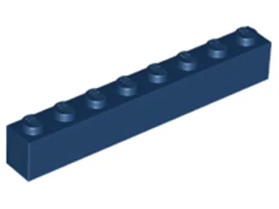 Produktbild von Lego® 250 Stück 3008 Stein Brick 1x8 Part Basic Steine 250 Dunkelblau