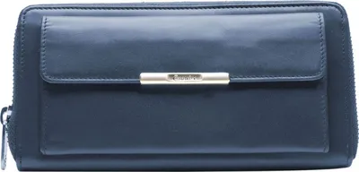 Produktbild von Esquire Geldbörse Helena Zip Around Wallet Blue dunkelblau