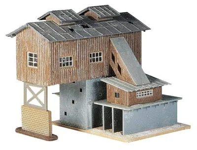 Modellbau Altes Kieswerk, Kunststoff, 1 Stück