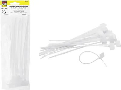 Produktbild von Kabelbinder mit Beschriftungsfeld