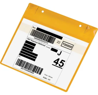 Produktbild von DJOIS Kennzeichnungstasche Neodym 170134 A5 ge 5 St./Pack.