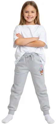 Produktbild von Paw Patrol Jogginghose für Mädchen - Skye & Everest Kinder Trainingshose Sweathose Hose Grau 110-116
