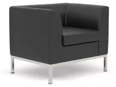 Produktbild von Sessel Arbeitszimmer Büro Möbel Textil Neu Schwarz Sitz Luxus Möbel
