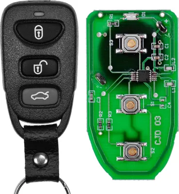 Produktbild von Auto Schlüssel Funk Fernbedienung 1x Funk Gehäuse + 1x 434 MHz Sender Sendeeinheit + 1x Batterie kompatibel mit Hyundai Sonata KIA Sorento Magentis