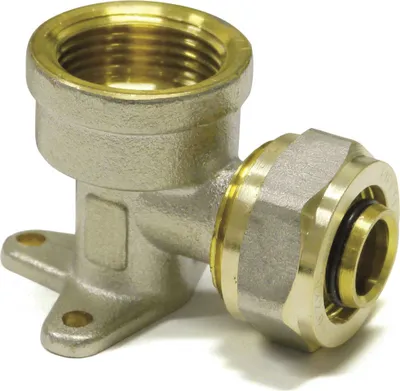 Produktbild von Pipetec Schraubfitting-Wandwinkel 16 x 2 mm - 1/2" IG : 16 x 2 mm - 1/2 Zoll Größe: 16 x 2 mm - 1/2 Zoll