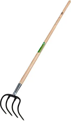 Produktbild von FREUND VICTORIA Kartoffelhacke 64505 - mit 4 runden Zinken - 19 x 17 cm - mit lackiertem Stiel 135 cm; 1290546