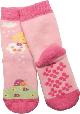 Produktbild von Ewers - Mädchen Antirutsch Strümpfe Gr. 18-19 - Marienkäfer