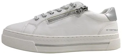 Immagine prodotto di Scarpe da donna Tom Tailor, modello stringato, sportive, colore bianco, adatte al tempo libero