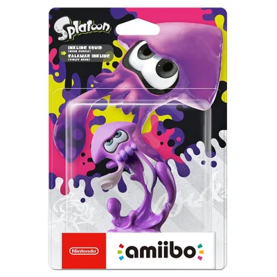 Produktbild von amiibo Splatoon Tintenfisch (Neon-Lila)