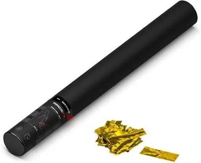 Produktbild von Magic FX Handbetriebene Konfettikanone 50cm - Gold Metallic