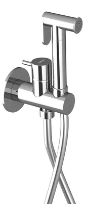 Produktbild von Sapho ULTRAMIX Unterputz-Bidetarmatur mit Stopp-Brause, Rund, Chrom
