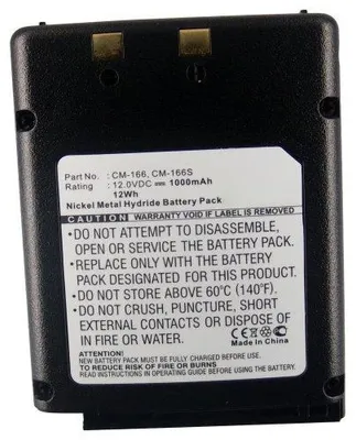 Immagine prodotto di CELLONIC 1x Batteria per Dispositivo radio Compatibile con Icom IC-A22, IC-A22E, IC-A3, BP-166 – (1000mAh, 12V)