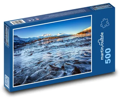 Obrázek produktu pro Puzzle 500 Ledové horské jezero - martinpuzzle
