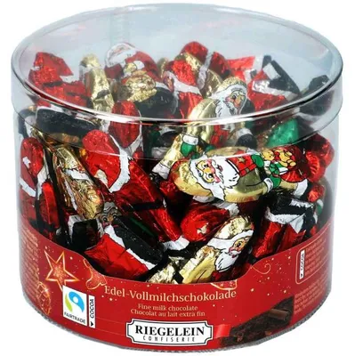 Produktbild von Riegelein Massiv-Weihnachtsmann klein 525g