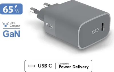 Image de CS 65W 1 Port C PD GaN Recyclé Gris