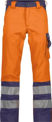 Produktbild von DASSY Warnschutzhose LANCASTER 245 gr. Gr. 56 MINUS  orange/blau