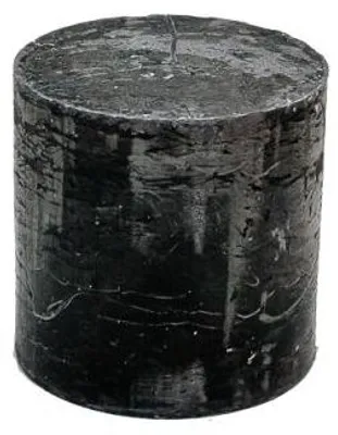 Zdjęcie produktu dla Świeca zapachowa marki Stumpenkerze, wymiary 10 x 10 cm, kolor czarny, czas palenia: około 110 godzin.