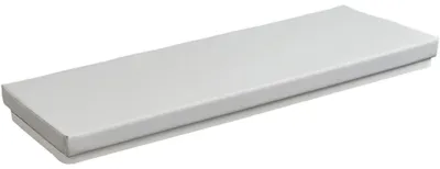 Obrázok produktu pre Vodotesné záhradné vankúše s zipsom – svetlosivá farba, rozmer 140 x 30 x 5 cm