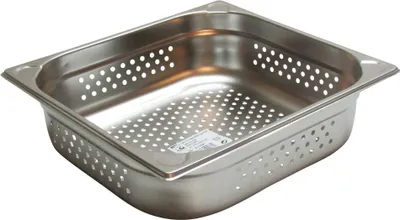 Immagine prodotto di APS Contenitore GN 2/3 in acciaio inox, forato, profondità: 100 mm, capacità: 9,00 litri