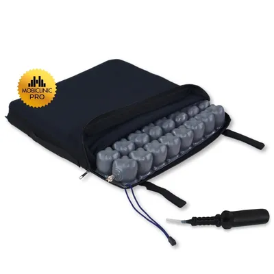 Produktbild von Mobiclinic, Q-AIR, Antidekubitus Sitzkissen, Europäische Marke, Ergonomisches Kissen, orthopädisches Sitzkissen, Sitzkomfort
