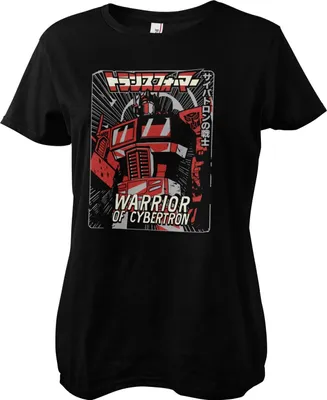 Produktbild von Warrior Of Cybertron T-Shirt Girly Tee - Large - Black
