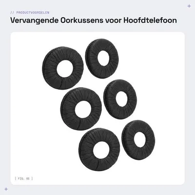 Productafbeelding van Oorkussens Vervangend - Geschikt voor