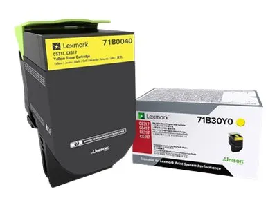 Immagine prodotto di Lexmark X317 - Giallo - originale - cartuccia toner LCCP, LRP - per Lexmark CS317dn, CX317dn