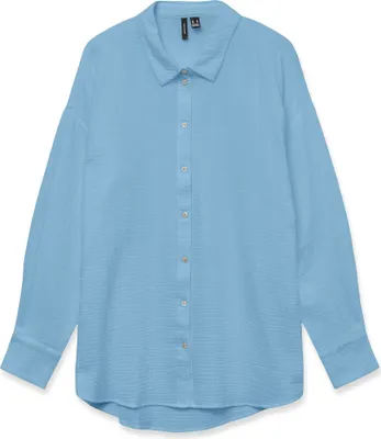 Produktbild von VERO MODA Locker geschnittene Langarmbluse mit Knopfleiste Größe: XL