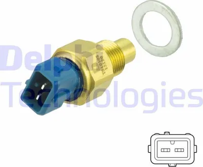 Produktbild von DELPHI TS10508 Kühlmitteltemperatursensor passend für PEUGEOT 206 Schrägheck (2A/C) 306 Schrägheck (7A, 7C, N3, N5) PARTNER Combispace (5F)