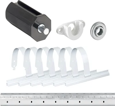 Produktbild von 1 x Mini 40er Welle Mechanik-Komplett Set f. Mini Rolladenmotor Rohrmotor Rolladenantrieb | inkl. 2000mm Rolladenwelle 40mm 8kant Rollladen