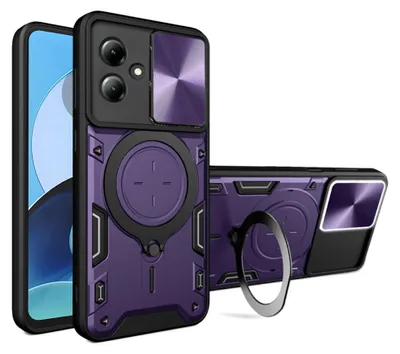 Produktbild von Techsuit CamGuard Pro Back Cover Hülle für Motorola Moto G14 - Lila