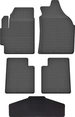 Obrázok produktu pre Gumové vaničkové autokoberce s tunelom pre: Daihatsu Sirion III M300 2004-2010 čierne 5 ks