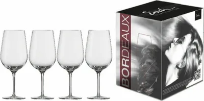 Image de EISCH 4 verres à Bordeaux 550/0 dans une boîte cadeau VINEZZA 25505000