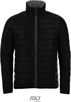Produktbild von SOLs 01193 | Mens Light Padded Jacket Ride - Farbe: Black - Größe: XXL