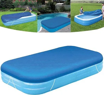 Immagine prodotto di Copertura gonfiabile rettangolare per piscina 262x175 cm, blu