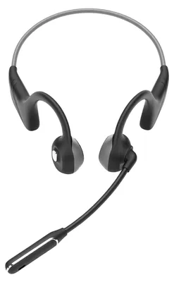 Produktbild von Kopfhörer mit Knochenschalltechnologie, Bluetooth 5.2, offene Konferenzkopfhörer, kabellos, Stereo, mit Dual-Mikrofon, Geräuschunterdrückung, geeignet für Arbeit, Autofahren, Telefonieren und Sport