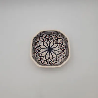 Image de Plat octogonal Bakir gris - L 16 cm