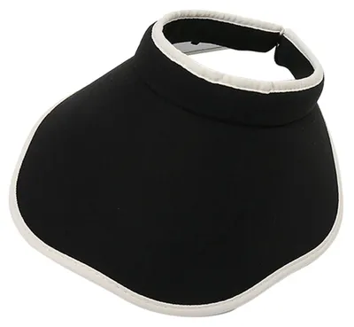 Produktbild von Sonnenhut Damen mit breiter Krempe, UV-Schutz, Sommer-Strandkappe, Schwarz