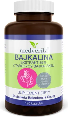 Image de MEDVERITA Baïkaline 85% (thyroïde du Baïkal) 120 gélules