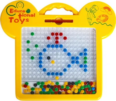 Produktbild von Magnetisches Zeichenbrett für Kinder Graffiti Doodle Lernspielzeug Geburtstagsgeschenk Mädchen Jungen großgelbe TSQ-66