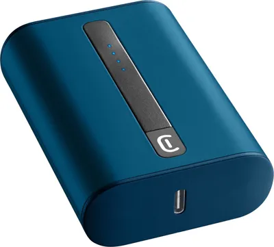 Produktbild von Cellularline Power Bank THUNDER 10000, 10000 mAh, Blau