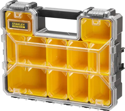 Productafbeelding van STANLEY FATMAX Professionele gereedschapskist (45 x 12 x 36 cm, met diepe compartimenten, inclusief transportkoffer)