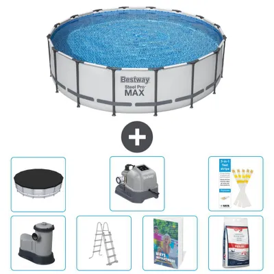 Immagine prodotto di Bestway Steel Pro MAX Rotonda - 488x122 cm - 8 pezzi  S649