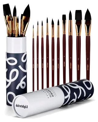 Produktbild von Aquarellpinsel Set, 10-teiliges Nylonpinsel Set für Künstler und Anfänger