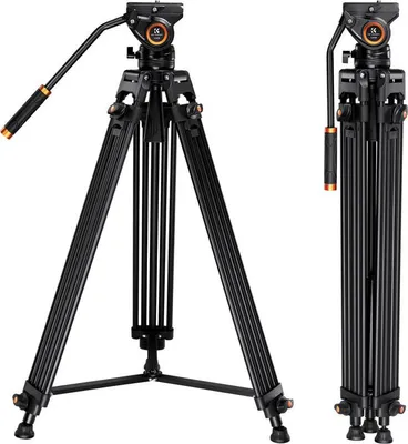 Immagine prodotto di Treppiede video in alluminio K&F + testa a sfera 360